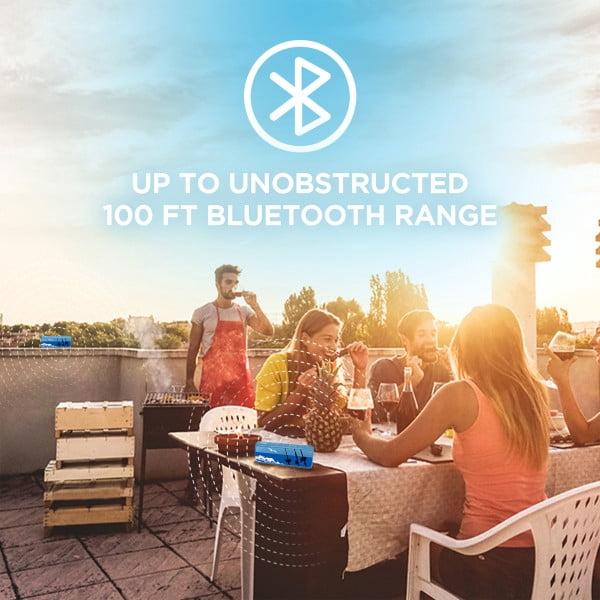 OontZ Pro Boat Portable Bluetooth Speaker, 2-Pack IPX7 Waterproof Wireless Bluetooth Speaker, 15 hrs Playtime, Rich Bass, Crystal Clear Stereo Sound with Aux Input (H2O-Dual)