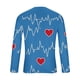 thumbnail image 5 of Blusas y camisas de manga larga y cuello redondo para hombre, camisetas casuales con estampado de moda y cuello redondo, blusas de licra de manga corta para hombre., 5 of 5
