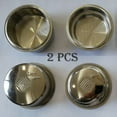 thumbnail image 2 of Xianyou-Simple Cup Plus Double Cup 2 Pcs Filtre à Espresso Pressurisé Panier 51mm Réutilisable en Acier Inoxydable Double Paroi Pièces de Rechange pour Machine Breville Café Roma Modèle ESP8TG, 2 of 4