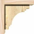 thumbnail image 3 of 6"W x 8"D x 8"H Pescadero Rough Sawn Corbel w/Backplate, Douglas Fir, 3 of 9