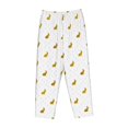 thumbnail image 4 of Xecao Gold Rabbit Women's Straight Lounge Pajama Pants: The Epitome of Relaxed Sleepwear, 4 of 9