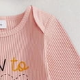 thumbnail image 4 of mgoYE New to the Hive Newborn Outfit Bee Long Sleeve Romper Jumpsuit Coming Home Newborn Girl Outfits Clothes Fall Winter(Red,0-3 Months), 4 of 8