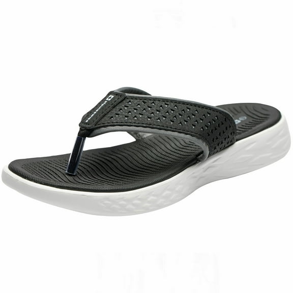 Alpine Swiss Women's EVA Casual Flip Flops Comfortable Outdoor Walking Sandals, Black