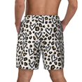 thumbnail image 4 of Haiem Heart Leopard Mens Swim Trunks with Compression Liner 2 in 1 Swimming Shorts Stretch Swimwear Quick Dry,Board Shorts-Large, 4 of 9