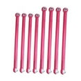 thumbnail image 4 of Yinanstore RC Tirette Pièce de Rechange Robuste RC Tie Rod pour MN86S MN128 1:12 RC Accessoires Rouge, 4 of 8