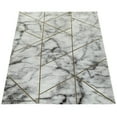 thumbnail image 5 of Paco Home Area Rug Elegant Marble Pattern with Geometric Shapes in Gold Cream - 6'7" x 9'6" (6'x9'), 5 of 5