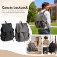 thumbnail image 5 of Black School Backpack Laptop Backpack Travel Backpack Computer Bag Gift for Men College Fits Laptop and Notebook, 5 of 5