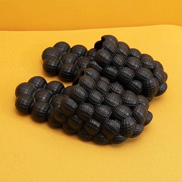 Divertidas pantuflas de burbujas, chancletas/sandalias de reflexología para mujer, sandalias de masaje de playa unisex de verano impermeables WD.WDQZL Hogar