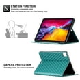 thumbnail image 4 of Dteck Case for iPad Pro 11 inch 2022/2021/2020/2018, iPad Air 5th/4th Generation 10.9 inch, Smart with Card Holder Auto Sleep/Wake Cover Protective Soft PU Leather Case for Apple iPad Pro 11", Green, 4 of 6
