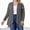 Gray, variant on Women's and Women's Plus Cardigan Open Front Long Sleeves Cardigan Asymmetrical Hem Casual Sweaters Duster,Green,XL