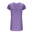 thumbnail image 6 of Sevevn Women Fashion V-Neck Pockets Button Dress Solid Short Sleeve Dress Great Gifts for Less Purple L, 6 of 8