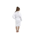 thumbnail image 2 of Bata para niñas BC BARE COTTON de microfibra blanca, 9 a 12 años, 2 of 6