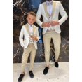 thumbnail image 5 of ETHAN Boys 3 Piece Slim Fit Formal Suit for Boys One Button Suit for Kids Wedding Formal Dresswear for Boys Size 5, 5 of 8