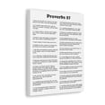 thumbnail image 2 of Scripture Walls Proverbs 27 Chapter White Bible Canvas Christian Wall Art Ready to Hang Unframed, 2 of 13