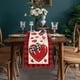 thumbnail image 1 of Camino de mesa de lino para la decoración de la mesa del comedor | Mantel de lino suave para la cocina, fiestas, vacaciones y bodas | Textura romántica de corazón para el hogar, 1 of 6