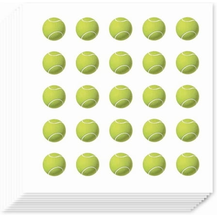 500Pcs Sports Ball Self-Adhesive Stickers Tennis Ball Stickers Athletic Decals