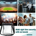 thumbnail image 3 of GASTROPOD Clear Crossbody Bag Clear Messenger Bag Clear Crossbody Bag Stadium Approved for Women and Men,Clear Purse for Concert Sport Event Work, 3 of 7