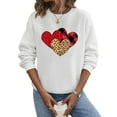 thumbnail image 3 of Womens Valentine's Day Blouses Top Long Sleeve Shirts for Women Valentine's Day Love Printed Shirt Casual Crew Neck Pullover Tops, 3 of 8