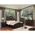 thumbnail image 4 of Furniture of America Petersen I Wood Panel Bed, Queen, Espresso, 4 of 4