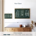 thumbnail image 3 of Elephant Stock Calculating Machine Teal Patent Wall Art - Horizontal Canvas Wall Art - Living Room Wall Decor - Patent Canvas - Brown And White Decor - 12" x 8", 3 of 5