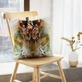thumbnail image 5 of LALILO Throw Pillow Covers Flower Leopard Animal Leopard Jewelry Cushion Cover 18" x 18", 2 Pack, 5 of 6