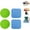 E, variant on Jar Opener Kit, 5 in 1 Multi Function Can Opener, 4 in 1 Bottle Opener with Non Slip Rubber Jar Gripper Pad for Arthritis Weak Hands