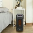 thumbnail image 6 of Small Space Heater, 1500/ 750W Portable Electric Infrared Heaters with Timer and Thermostat, Space Heater Fan with Remote Control for Office, Overheat and Tip-Over Protection, 3 Heat Settings, L2748, 6 of 9
