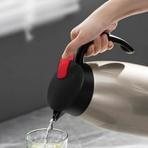 WHAMVOX 1Pack Coffee Carafe Replacement Cover Red Round Shape For Home And Restaurant