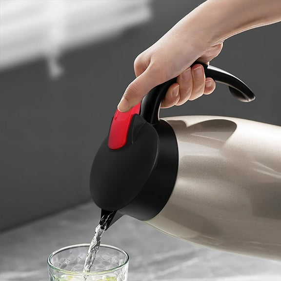 WHAMVOX 1Pack Coffee Carafe Replacement Cover Red Round Shape For Home And Restaurant