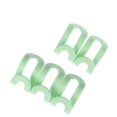 thumbnail image 3 of 5pcs Clothes Hangers Plastic Closet Easy Hooks Non-slip Wardrobe Storage Organizers Racks, Green, 3 of 8