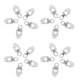 thumbnail image 1 of AURARMLET 40Ud Corredizos Metal Para Cortinas Con Rodillos Silenciosos Riel Hogar, 1 of 6
