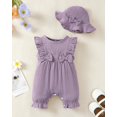 thumbnail image 2 of Conjunto de ropa SUNNY PIGGY mameluco para recién nacidas y gorro, 2 of 6