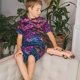 thumbnail image 4 of Balery Heart Confetti on Glitter Conjunto de Pijama Infantil de Manga Corta con Estampado – Ropa de Dormir de Algodón Suave-Large, 4 of 6