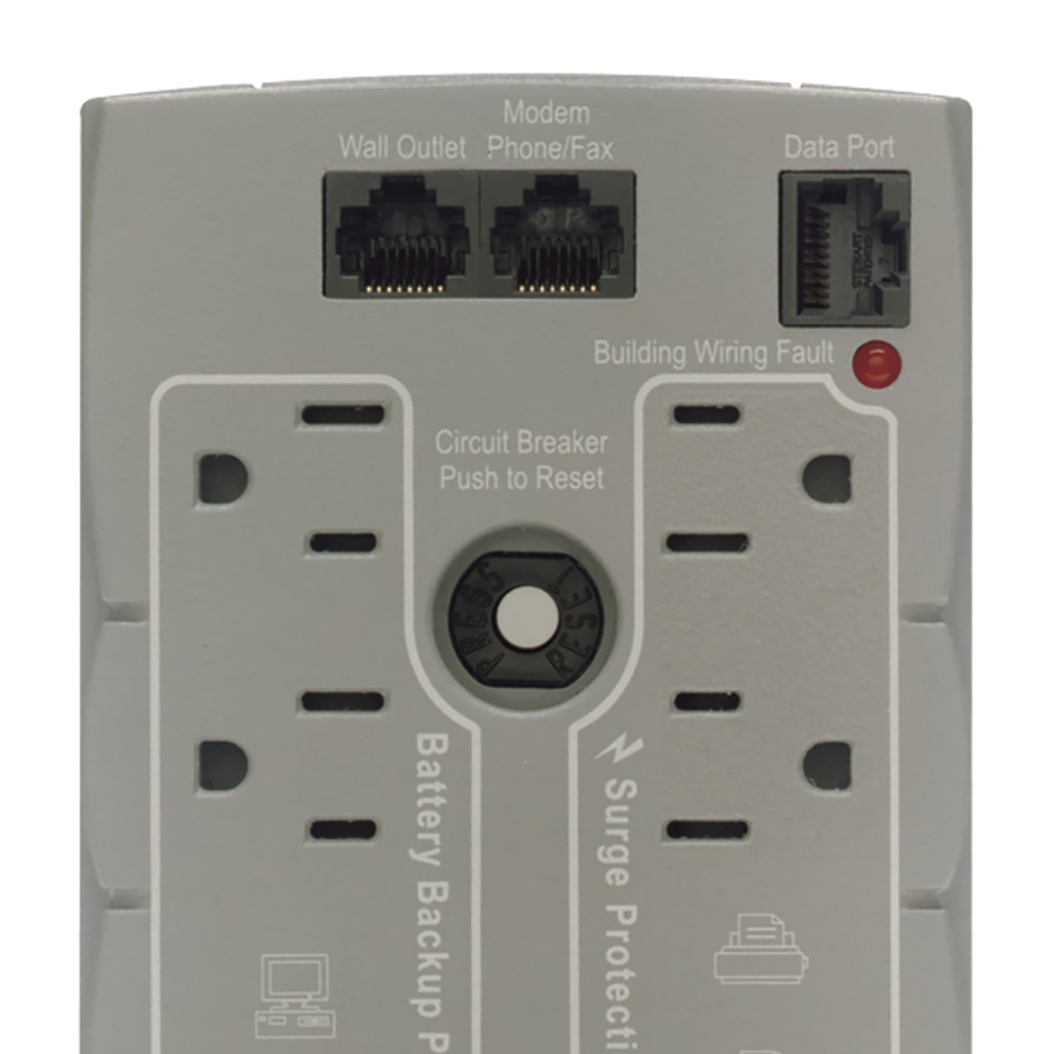 APC® Bk500 Back-Ups Cs Battery Backup System, 6 Outlets, 500 Va, 480 J BK500