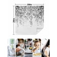 thumbnail image 5 of Cloth Napkins 1 Piece - 20x20 Inches, Grey Botanical Washable Reusable Table Napkins, Weeping Eucalyptus Leaves Watercolor Soft & Absortbent Dining Napkin for Party Wedding Hotel Restaurant, 5 of 8