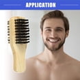 thumbnail image 3 of Vocoste Bristle Hair Brush Brush Beard for Men Nylon Hair Brush for Thick Hair and Beard 4.72"x1.57"x1.73", 3 of 7