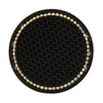 thumbnail image 1 of Posavasos de cristal para vehículo, diamantes de imitación decorativos para automóvil Cristal AB negro, 1 of 7