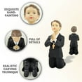 thumbnail image 3 of First Communion Decorations - 4.7" Praying Boy Statue, 1st Communion Gifts for Boys Catholic, Baptism Favors, Christening Cake Topper, Collectible Religious Decor, 3 of 9
