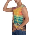 thumbnail image 3 of Balery Island Beach Guinea Pig Camisetas sin mangas para hombre, absorbe la humedad y protege contra el mal olor.-XX-Large, 3 of 7