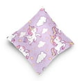 thumbnail image 5 of Cartoon Cute Unicorn Throw Pillow Covers Couch Pillowcases Decor for Bed Sofa 16" x 16", 5 of 7
