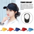 thumbnail image 4 of Adjustable Universal Sun Visor Sport Golf Tennis Breathable Cap Summer Hat, 4 of 8