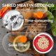 thumbnail image 2 of Trituradora de pollo mejorada de 12 pulgadas, herramienta trituradora de carne visible, diseño con, 2 of 7
