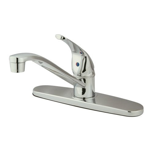 Kingston Brass GKB5710 Water Saving Chatham Centerset Kitchen Faucet with Single Lever Handle, Chrome