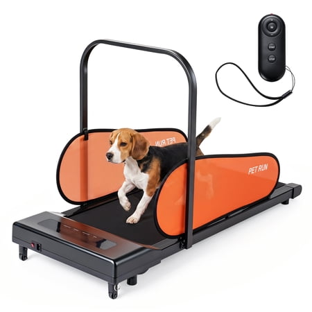 Gymax Pet Treadmill for Small & Medium Dogs Dog Pacer Walking Pad for Indoor Exercise
