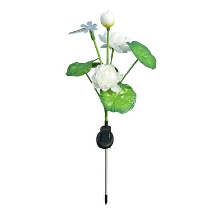 

Colorful Discoloration Solar Lotus Light LED Lotus Combination Outdoor Simulation Light Colorful Discoloration Solar Lotus LED Combination Outdoor Simulation Light Solar LED Lamp White