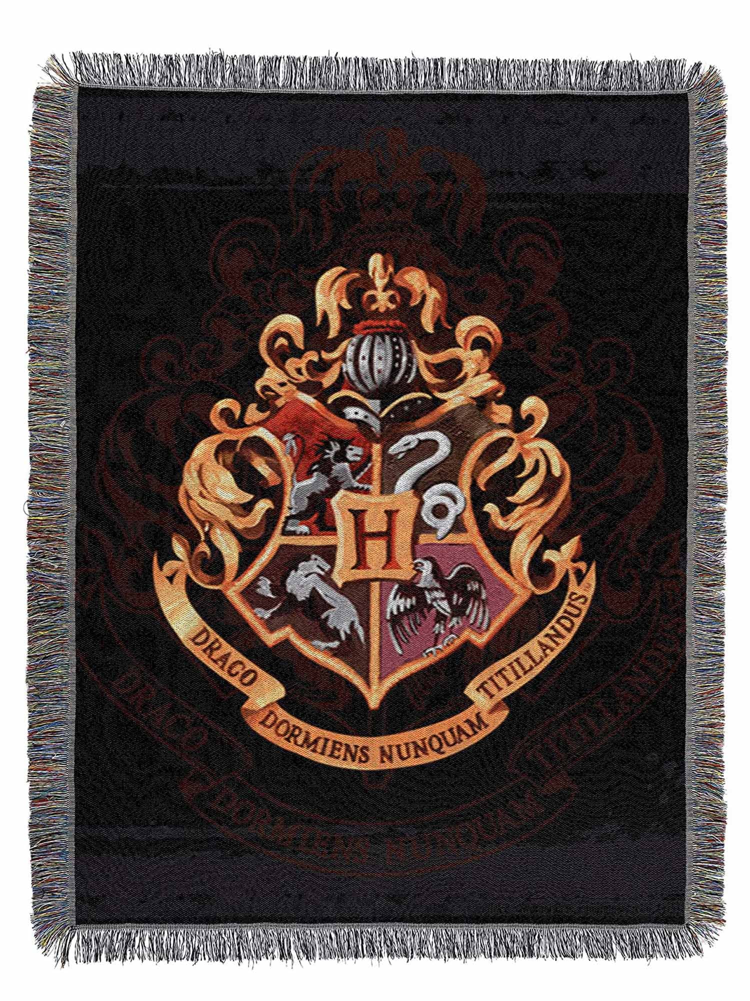 Harry Potter, Gryffindor Woven Tapestry Throw Blanket, 48x60