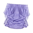 thumbnail image 1 of Pañal de tela reutilizable unisex para adultos, con apertura lateral, lavable, ajustable y con broches. Púrpura XXL, 1 of 9