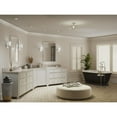 thumbnail image 2 of Progress Lighting, Adley Collection, 1-Light Flush Mount, Polished Nickel, Clear Glass Shade, 2 of 8