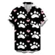 thumbnail image 2 of Ceisia Men's Casual Valentine's Day Short Sleeve Shirt Pet & Heart Print Regular Straight Fit Turn-Down Collar Spring Summer Shirt Gift, 2 of 4