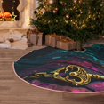 thumbnail image 5 of Fotbe Lost Golden Key Pattern Christmas Tree Skirt, Tree Skirts Plush Christmas Decorations, Christmas Tree Skirts Xmas Decorations Holiday Party Decor-36", 5 of 6